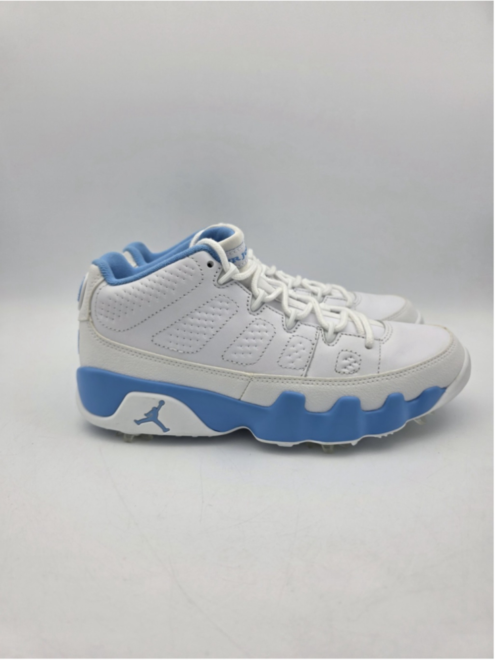 Nike Air Jordan 9 Retro Low G Golf UNC University Blue White FJ5934-101 Size 7